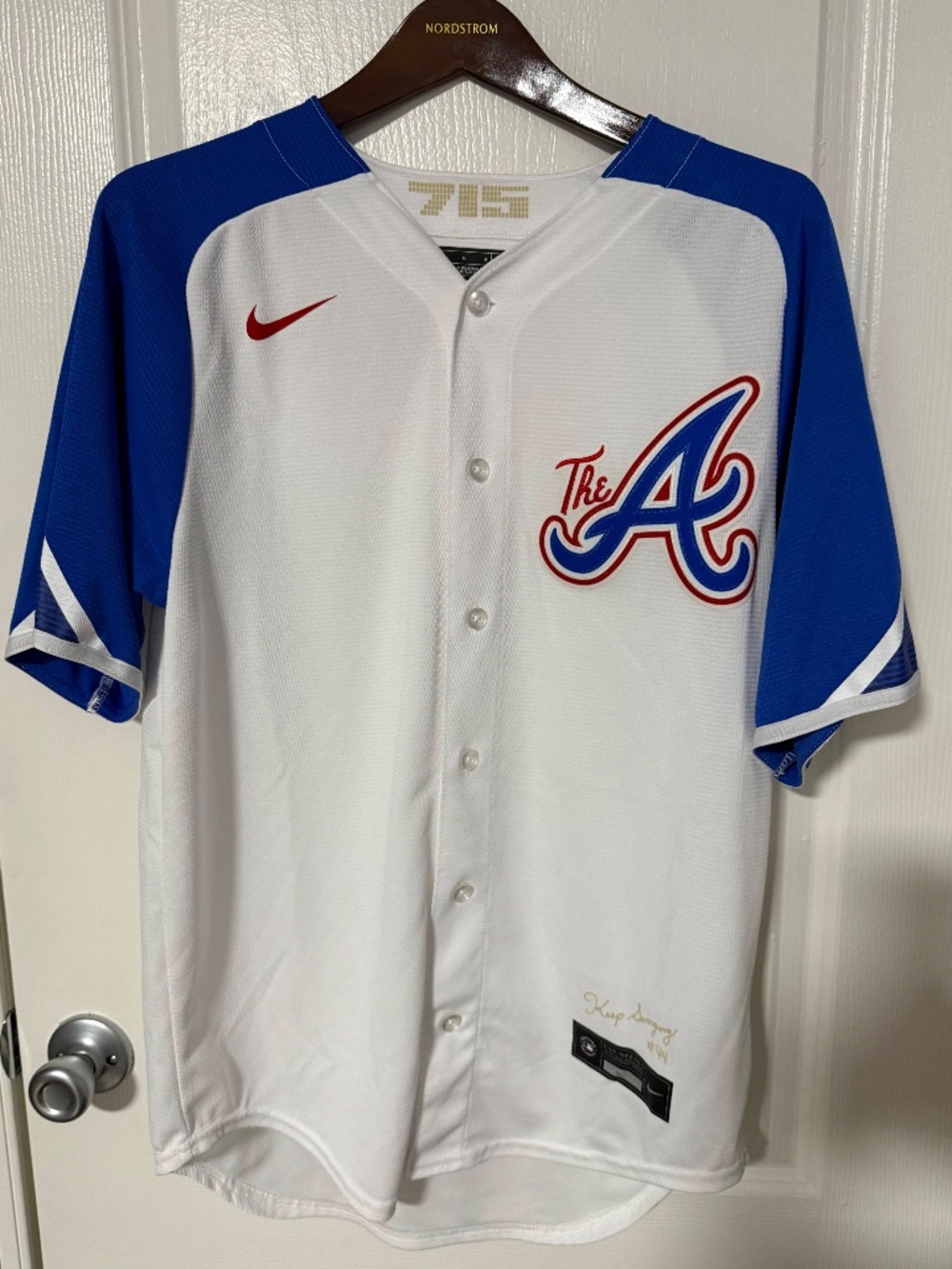 Nike Atlanta Braves Austin Riley #27 City Connect Jersey Size 44